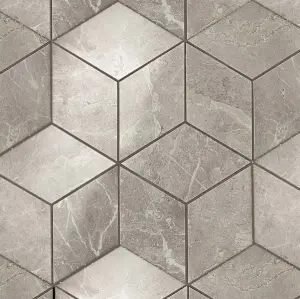 MOSAICO ESAGONO GREY FLEURY LAPP/RET