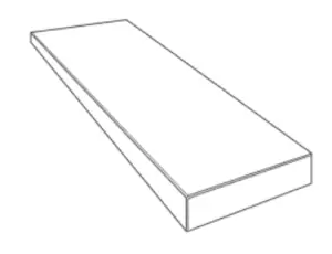 GRADONE ANGOLARE SX NOCE SCURO