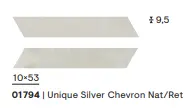 CHEVRON SILVER NAT/RET
