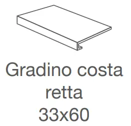 GRADINO COSTA RETTA VIMINALE R10