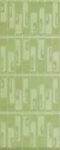 DECOR VERDE TRATO GEOMETRIQUE