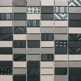 MOSAICO MIX NERO
