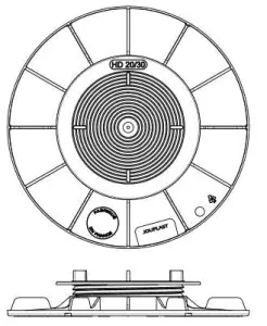 SUPPORT RÉGLABLE 50/80