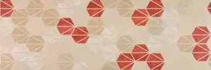 DECORO BEIGE/ROSSO/TABACCO