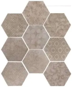 FABRIC ESAGONA NATURAL