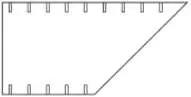 ANGLE GRILLE INVISIBLE DX FADO STRUT/RET
