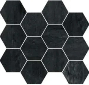 MOSAISO ESAGONO NERO