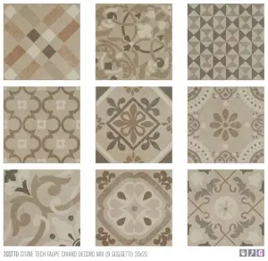 DECOR MIX TAUPE CHIARO 