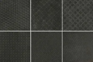 GEOMETRICO NERO NAT/RET