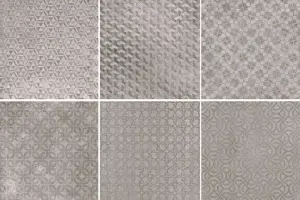 GEOMETRICO GRIGIO NAT/RET