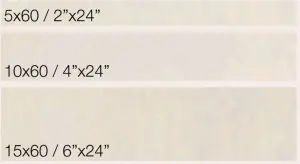 WHITE MIX SIZES RETT