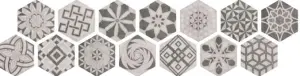 DECOR LATIN HESAGONE RET