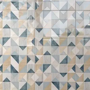 DECORO NORDIC WHITE/GREY/BUE BRILLANT