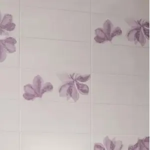 DECOR BLANC/ROSE/VIOLET