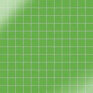 2.5X2.5  SUR TRAME LIME BRILLANT