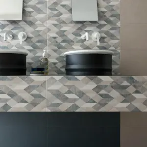 DECORO ORIGAMI BUTTER / GREY / SMOKE / AVIO