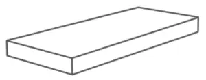 GRADONE LINEARE DOPPIA DX IVORY