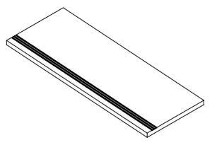 20MM COSTA RETTA STEP GRAY FLOW RETT