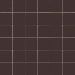 MOSAICO 5X5 T.DI MORO MATTE