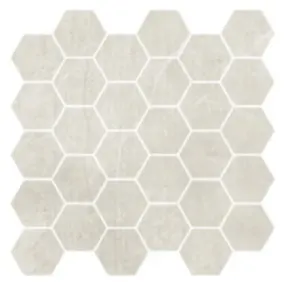 MOSAIC HEX VELVET WHITE