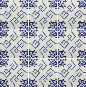 POMPEI BIANCO BLU RET