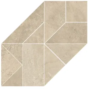 MOS ESAGONI BEIGE CHIARO RET