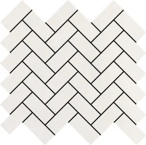 MOSAICO HERRING CLOUD WHITE MAT