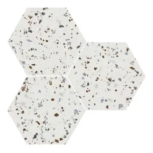HEXAGON WHITE NATURAL