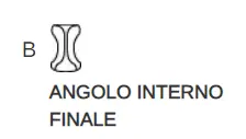 ANGOLO INTERNO FINALE BIANCO MATT