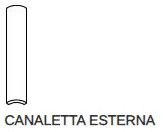 CANALETTA ESTERNA NAVONA BRILLANT