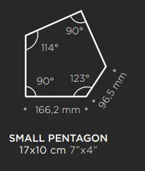 SMALL PENTAGON CONCRETE ICE