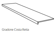 GRADONE COSTA RETTA CORDA R11 RETT.