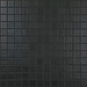BLACK MATT 25X25MM