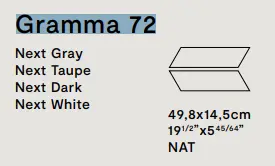 WHITE GRAMMA 72 NAT