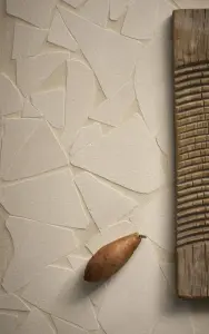 CROCK MOSAIC IVORY