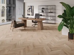 CHEVRON NATURAL MATT RECT