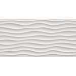 Faience 3d wall design Dune white mat/ret